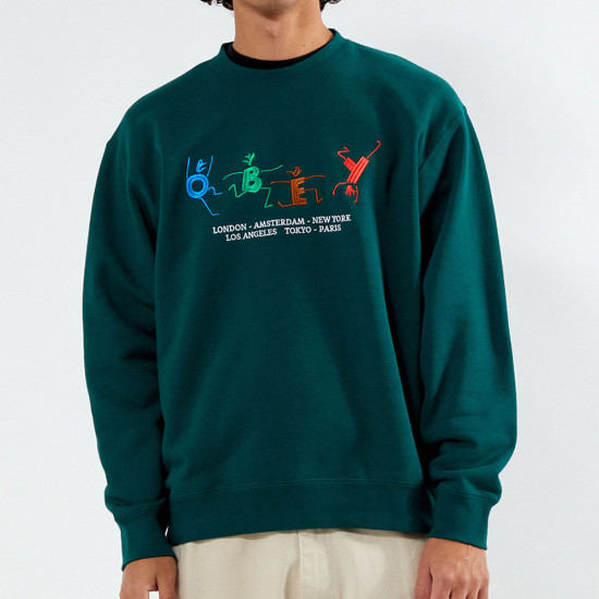 Obey Ανδρικό φούτερ Obey People Crew Fleece